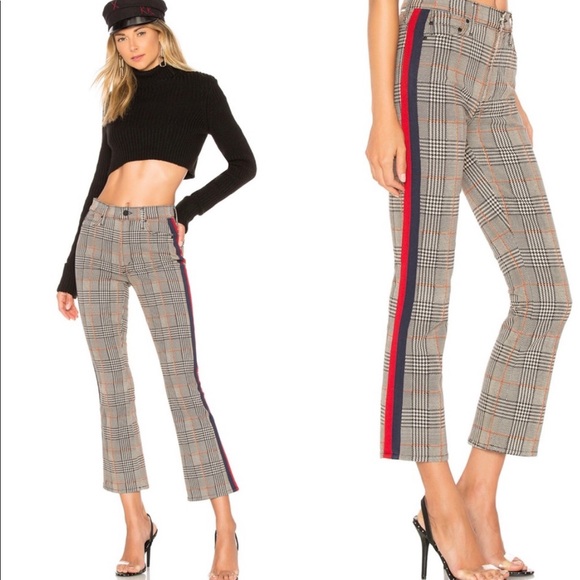 MOTHER Pants - Mother Jeans Insider Plaid Ankle Pants New 25